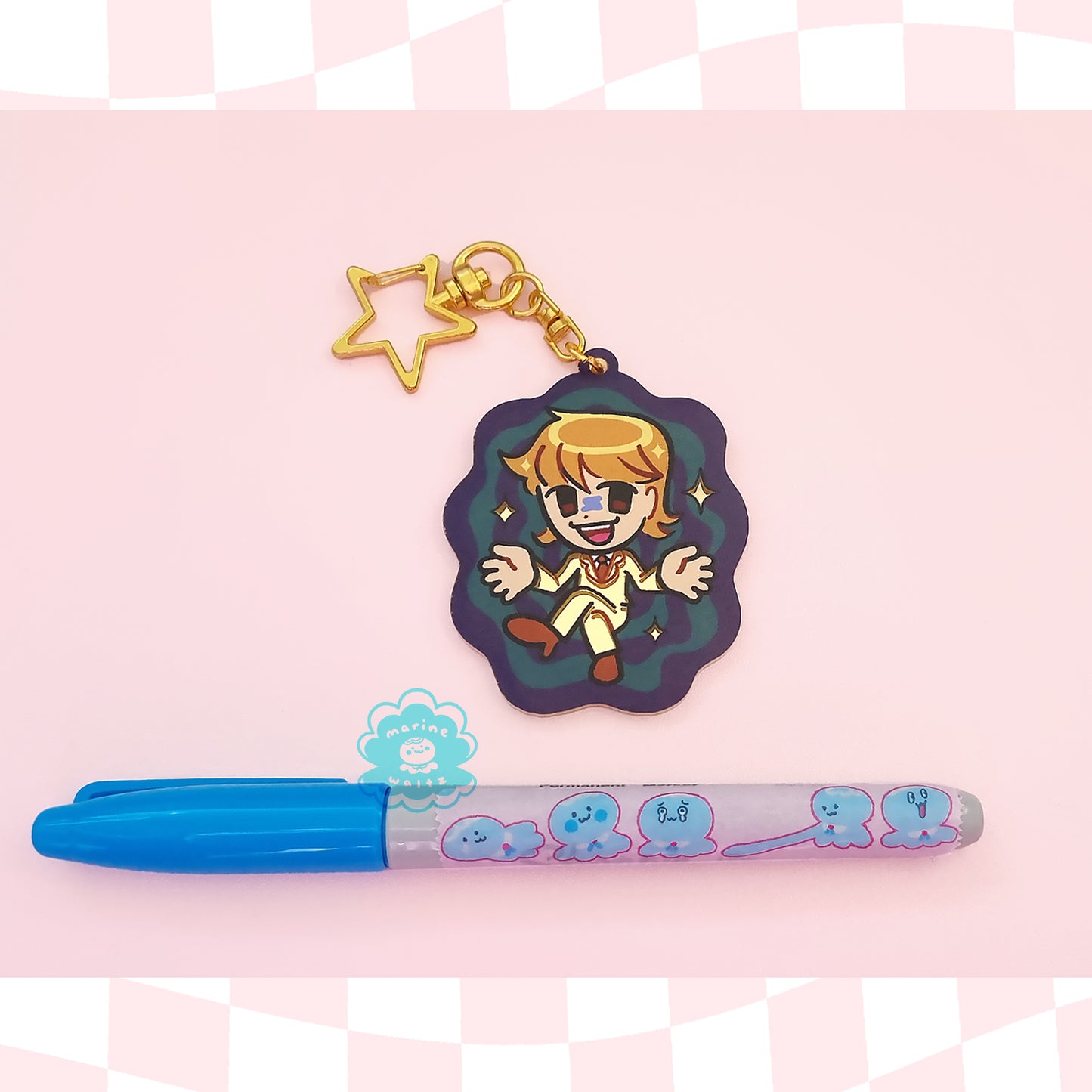 HxH Pariston Gold Acrylic Charm