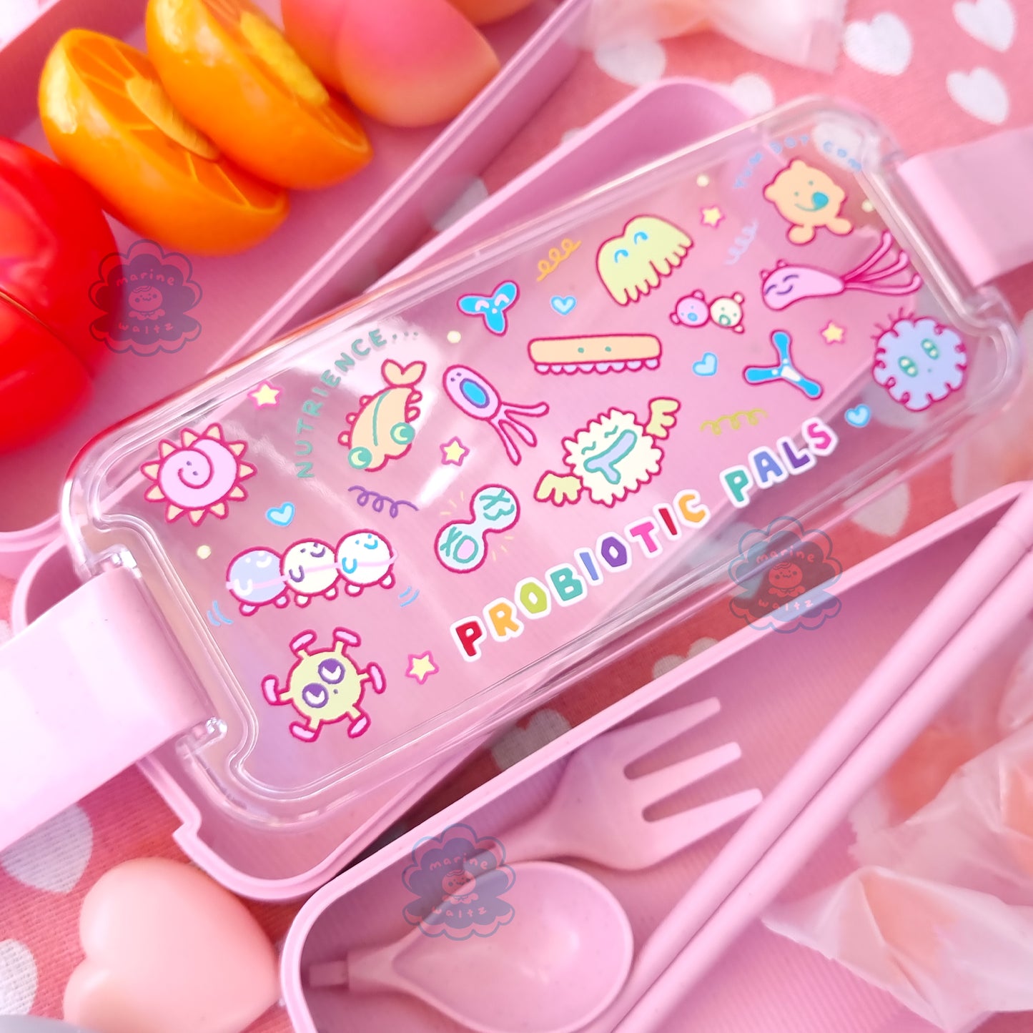 "Probiotic Pals" Original Three-Tiered Bento Lunchbox