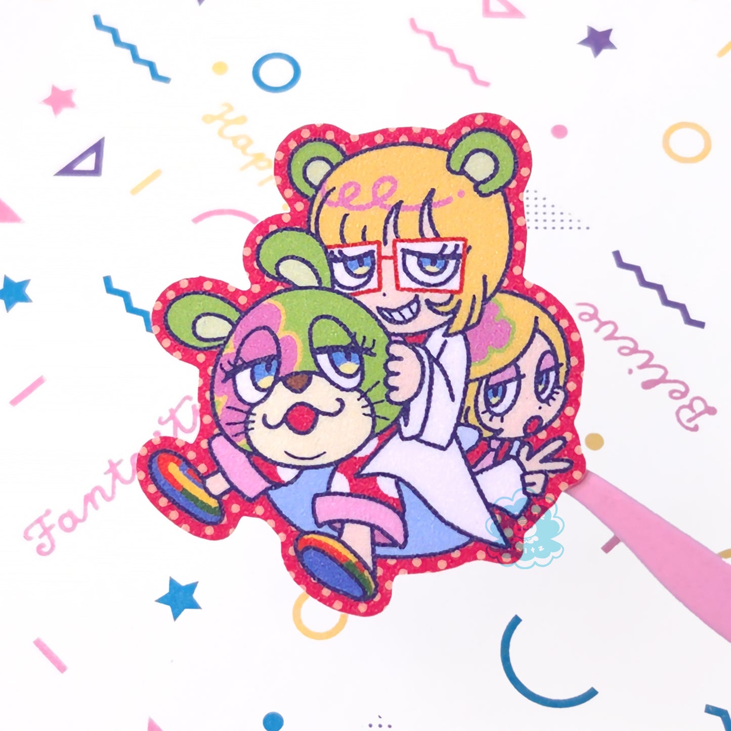 Kuuchuu Buranko Irabu Glitter Vinyl Sticker