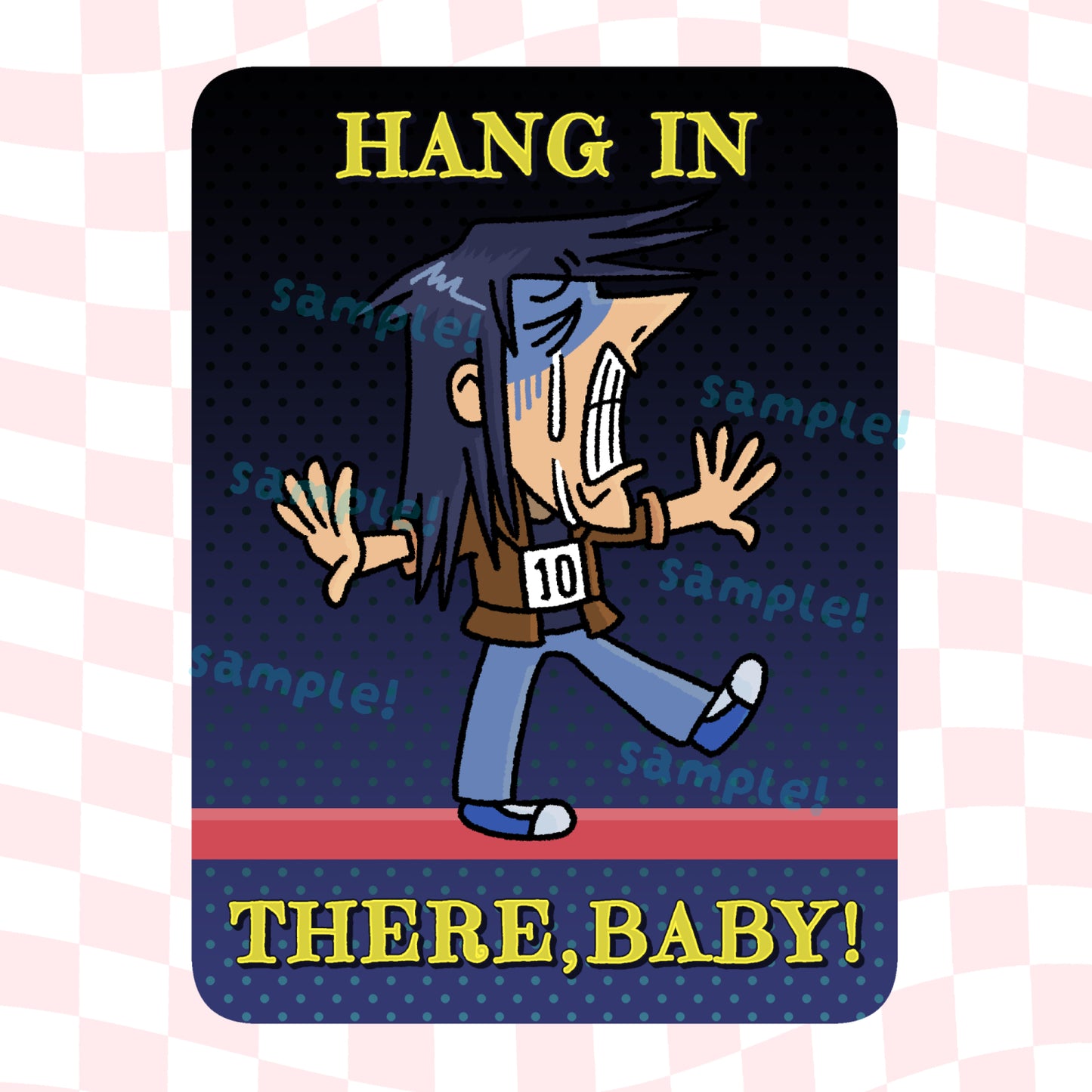 Kaiji Large Glitter Vinyl Sticker